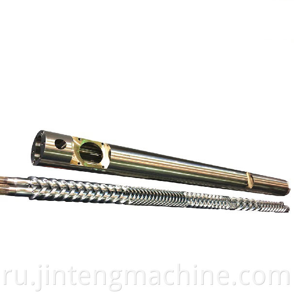 high output screw and barrel for injection machine